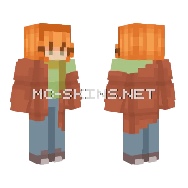Autumn S The Best Minecraft skin, front and back