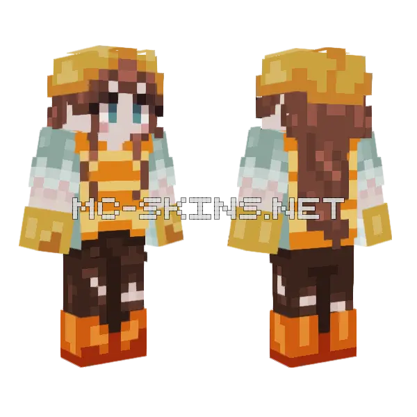 Autumn Scarecrow Outfit, front and back