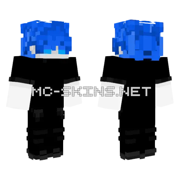 Auvigaming2 Minecraft skin, front and back