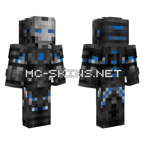 Avacor De Metal Minecraft skin, front and back