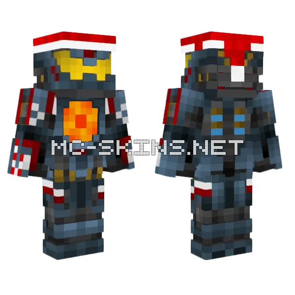 Avacordanger Navideo Minecraft skin, front and back