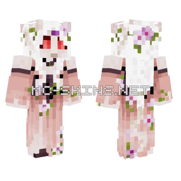 Avarii Zalluun Minecraft skin, front and back
