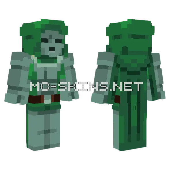 Avengers Doomsday Doctor Doom Minecraft skin, front and back