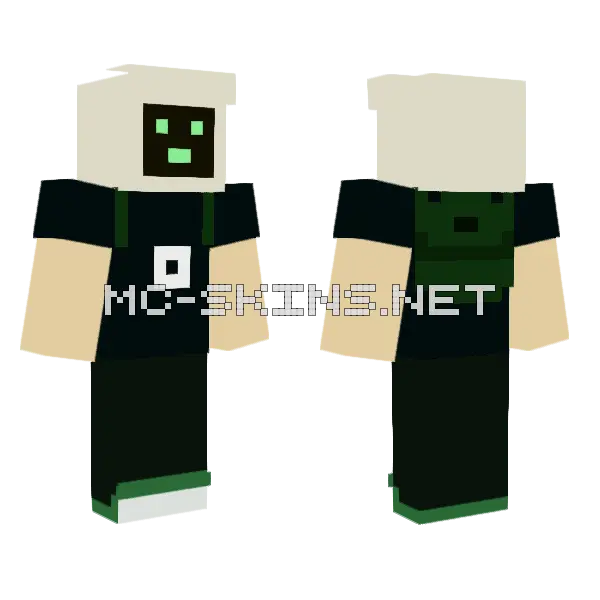 Averystudios Minecraft skin, front and back