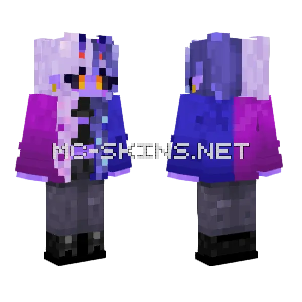 Avi3 Minecraft skin, front and back