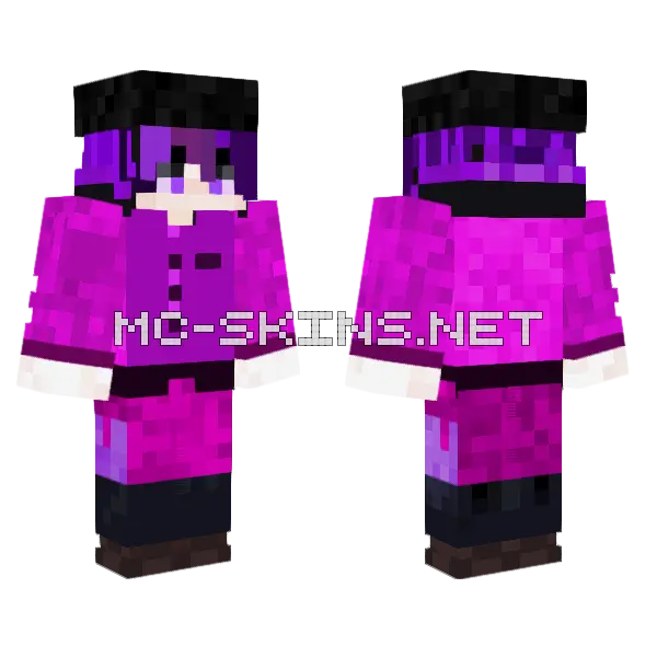 Awang Walrus Baju Raya Minecraft skin, front and back