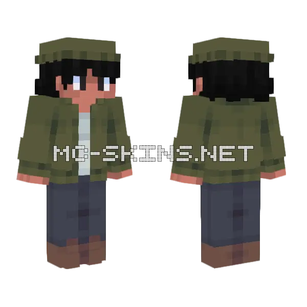 Awd Minecraft skin, front and back