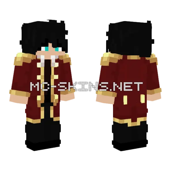 Awdawda Minecraft skin, front and back