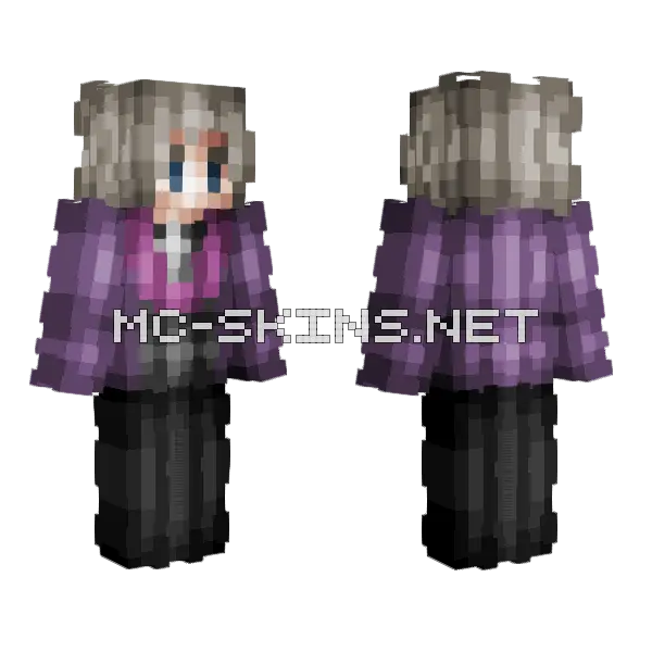 Awesome Grama Minecraft skin, front and back