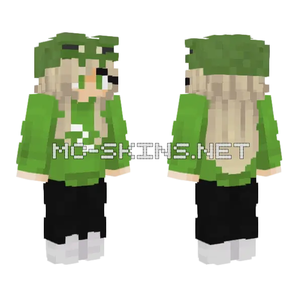 Awesomeelina Froggy Minecraft skin, front and back