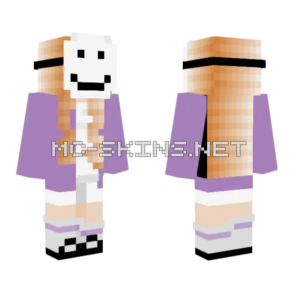 Awesomelena 21 Minecraft skin, front and back