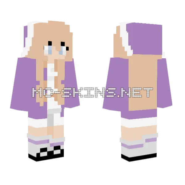 Awesomelena 26 Minecraft skin, front and back