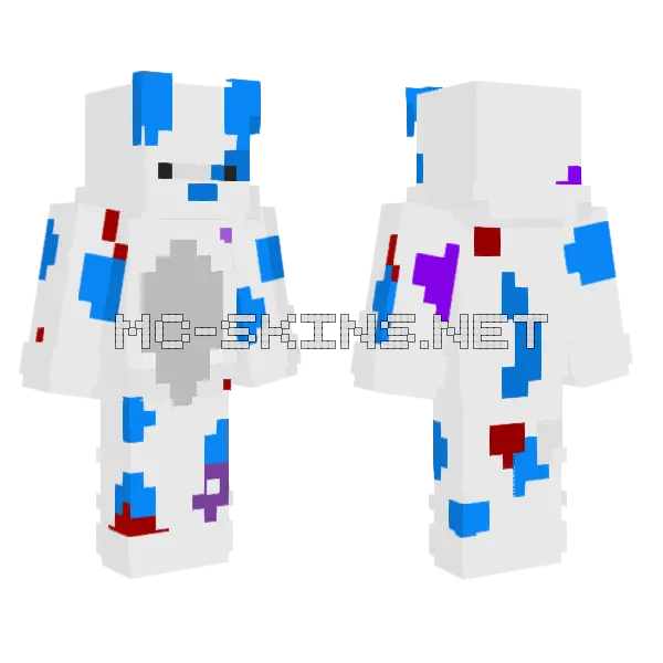 Awifex Herido Minecraft skin, front and back