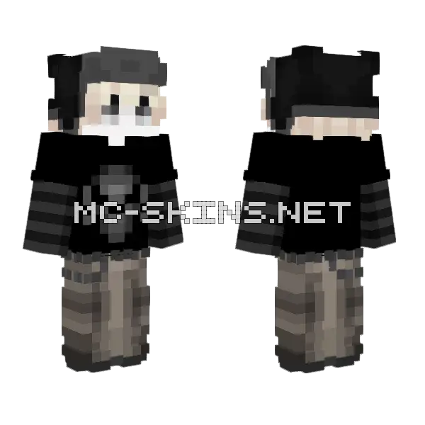 Awsd Minecraft skin, front and back