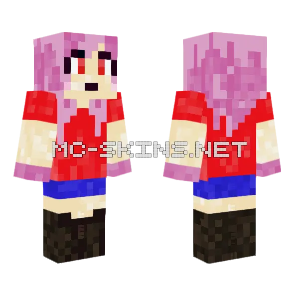 Awwwrard Minecraft skin, front and back