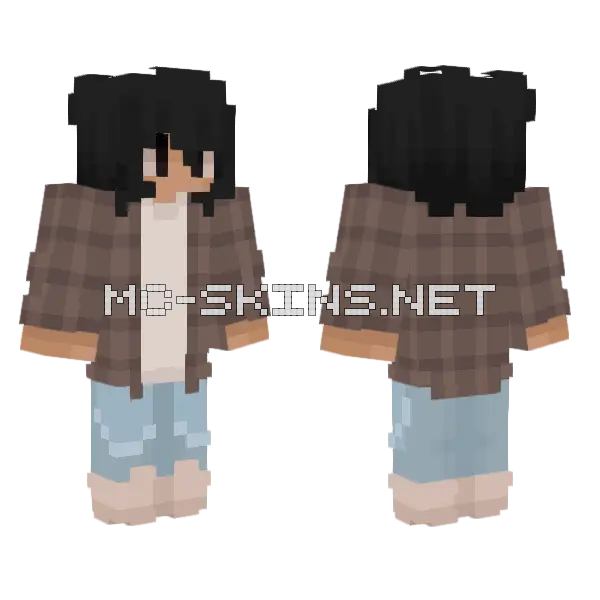 Axel Minecraft skin, front and back