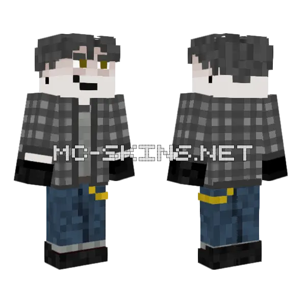 Axel Reboot Minecraft skin, front and back