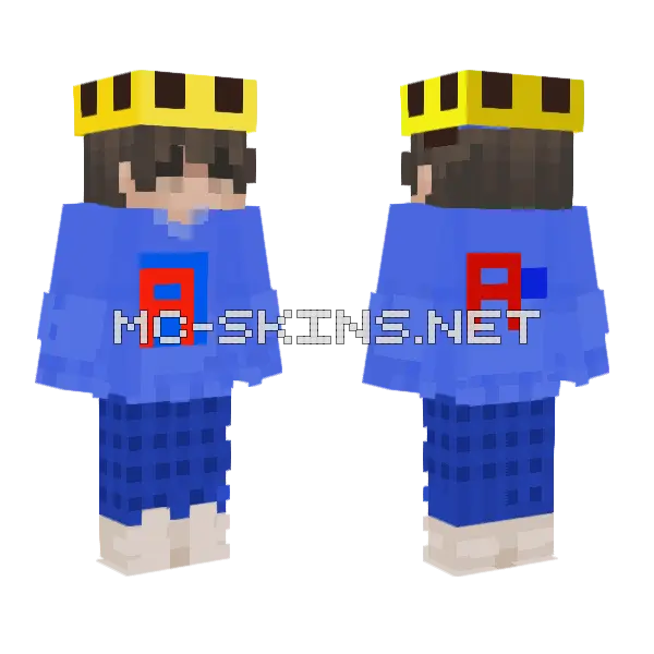 Ayden 6 Years Old Minecraft skin, front and back