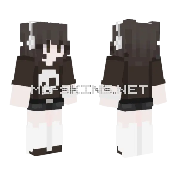 Ayhaetto Skinnn 2 Minecraft skin, front and back