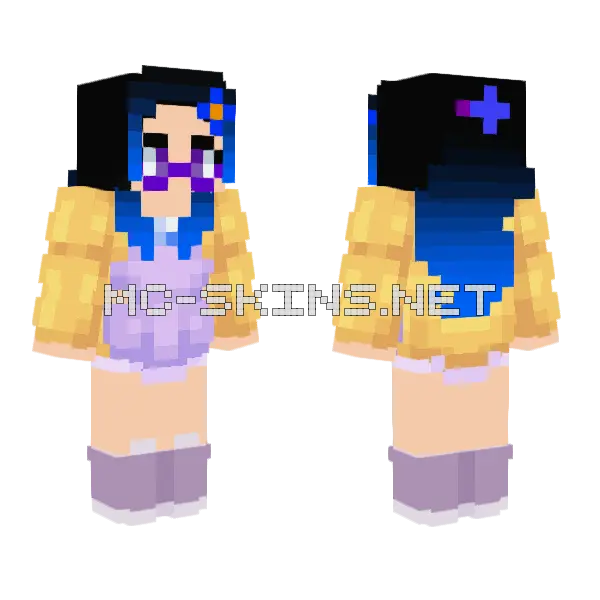 Ayiinim 1 8 Minecraft skin, front and back