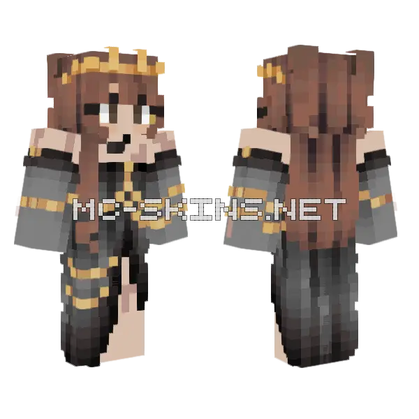 Ayllon Esquizogirl Minecraft skin, front and back