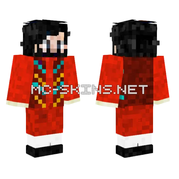 Ayman Sadiq Skin Minecraft skin, front and back