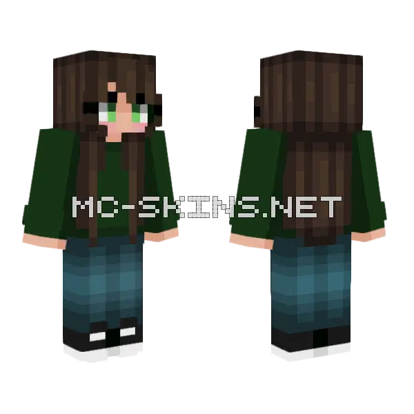 Aymee Minecraft skin, front and back