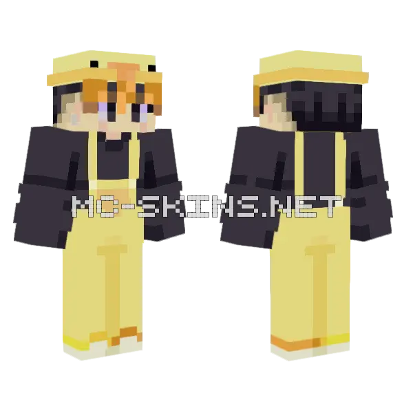 Aysak Arete Duck Skin Minecraft skin, front and back