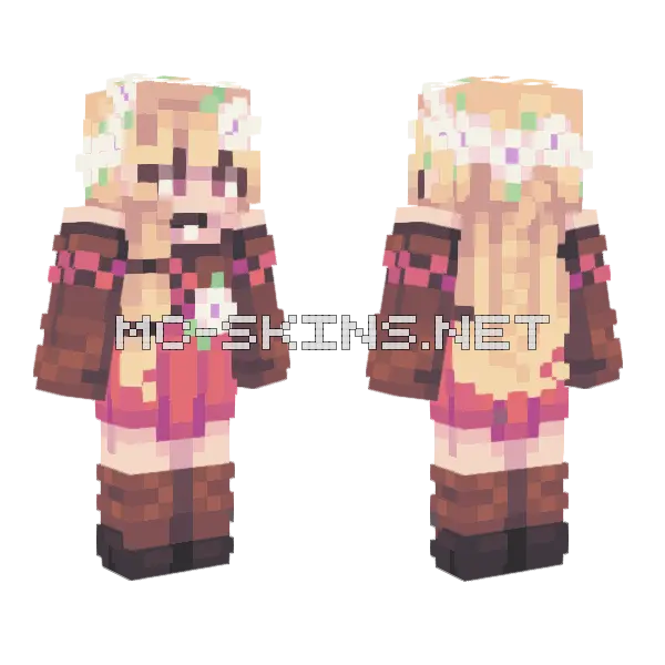 Azalea Rce Minecraft skin, front and back