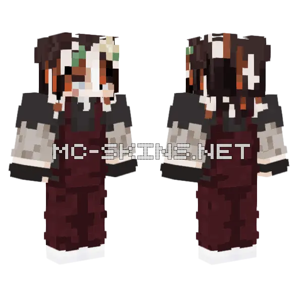 Azar Tonto Minecraft skin, front and back