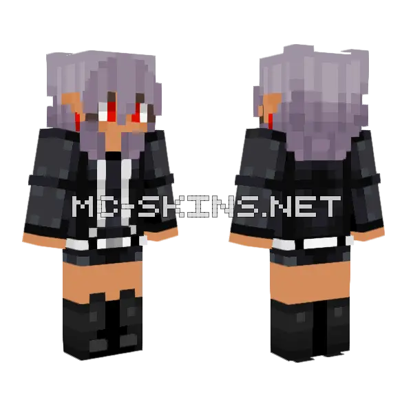 Azazel Alter Casual Minecraft skin, front and back
