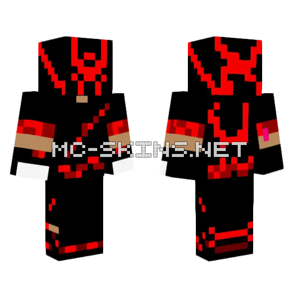 Azeryagami Final Minecraft skin, front and back