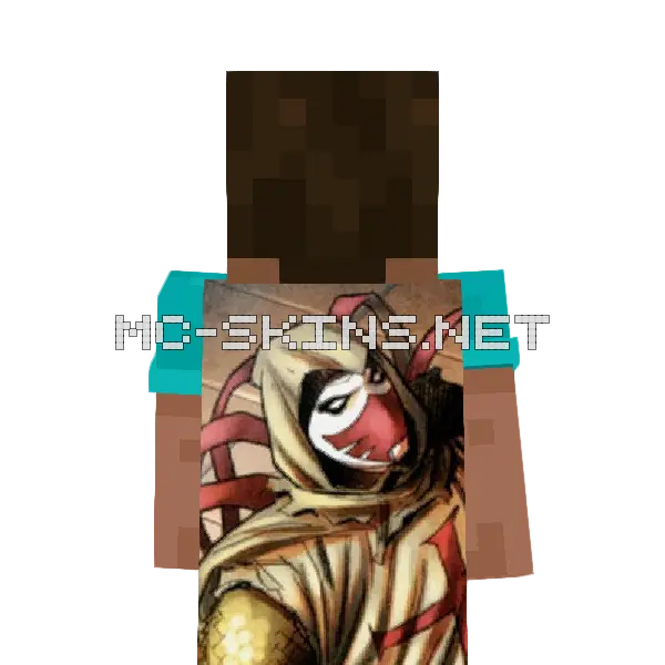 Azrael cape, outside and lining