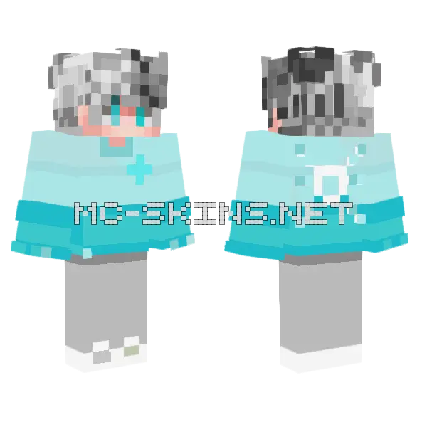 Azthianice Minecraft skin, front and back