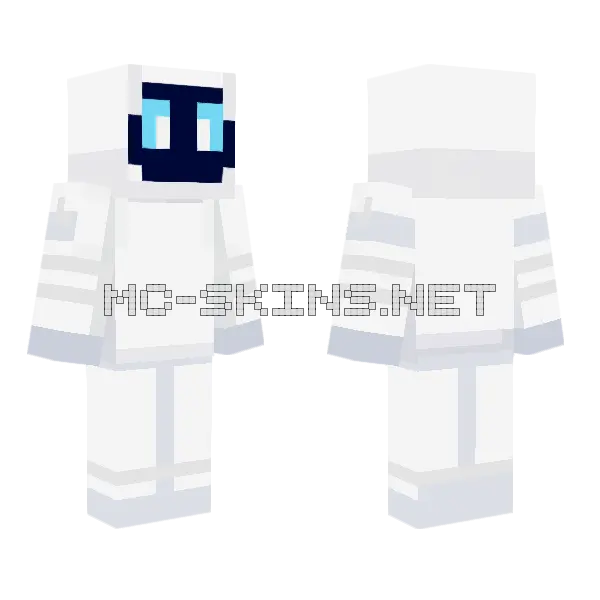 Aztro Blog Minecraft skin, front and back