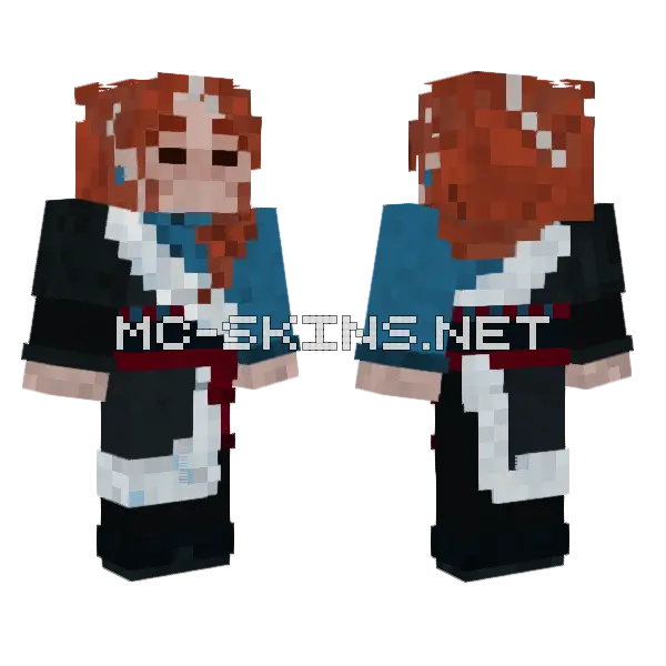 Azur Barak Denali Minecraft skin, front and back
