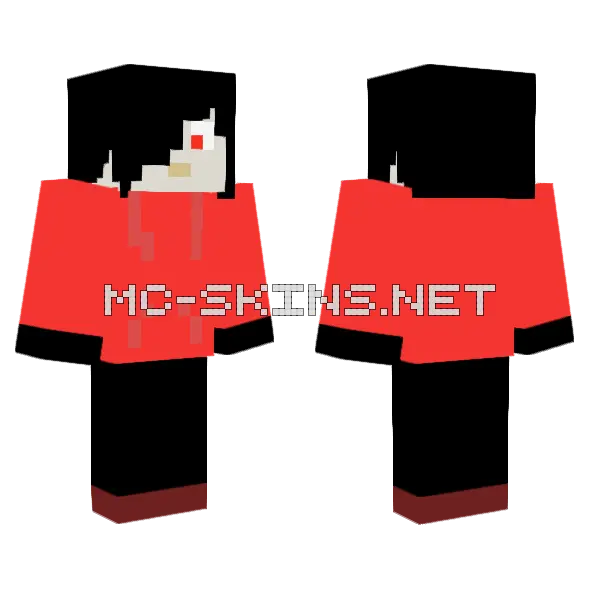 Azzi Season One Minecraft skin, front and back