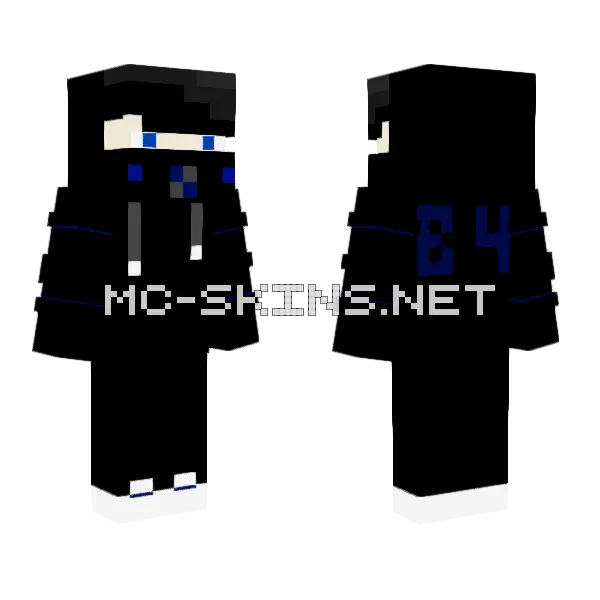 B4B4 v2 Minecraft skin, front and back