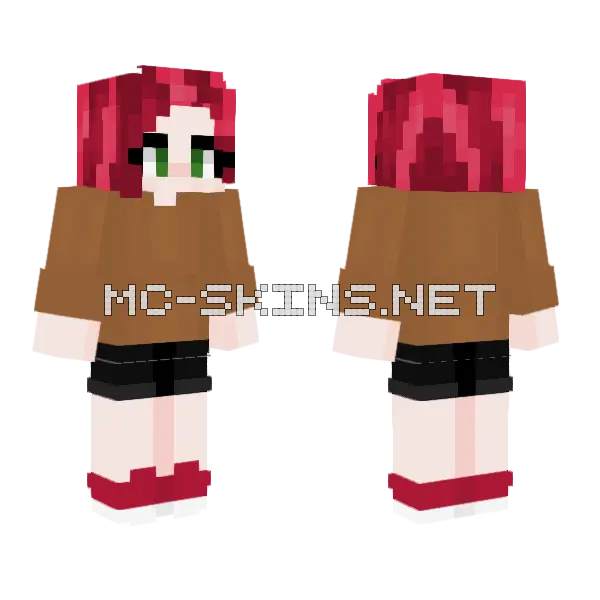 Babs Seed Minecraft skin, front and back