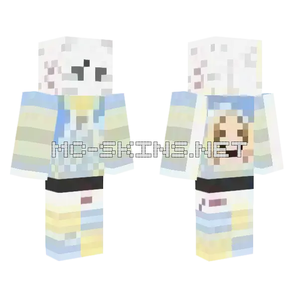 Baby Blue Outfit, front and back