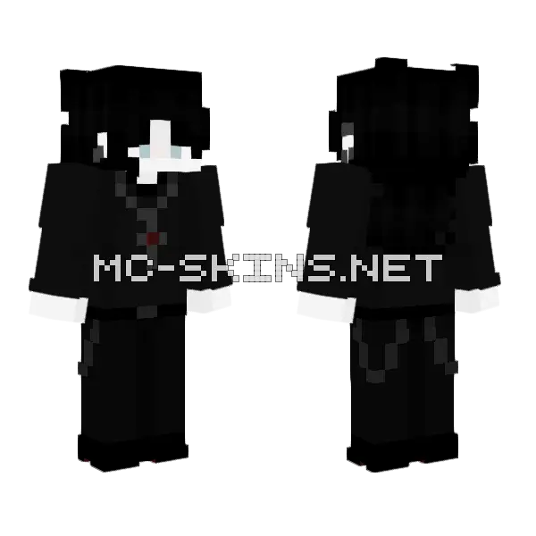 Baby Join Me In Death Minecraft skin, front and back