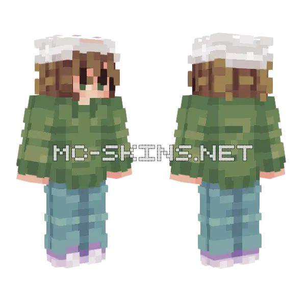 Babysheep Skin Minecraft skin, front and back