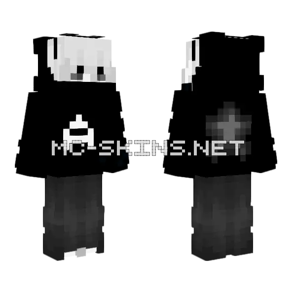 Bachar12096050 Skin Minecraft skin, front and back