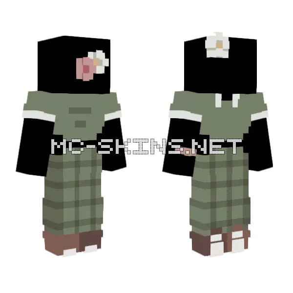 Back For Raffle Winners Minecraft skin, front and back