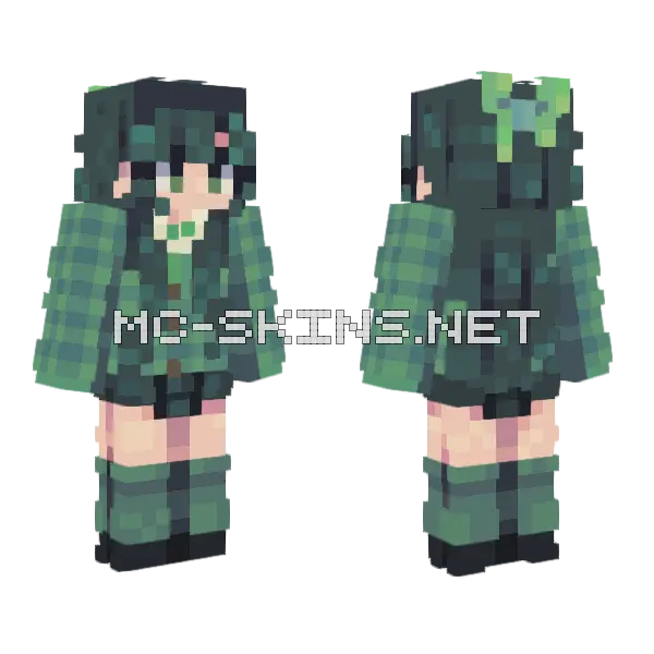 Backstage SFA 21 Minecraft skin, front and back