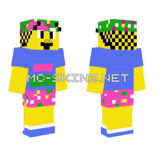 Bad Bart Bootleg T Shirt Minecraft skin, front and back