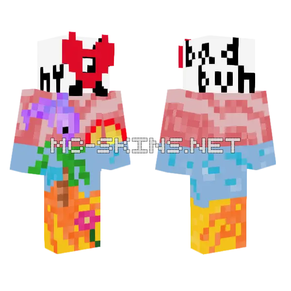 Bad Bunny Summer, front and back