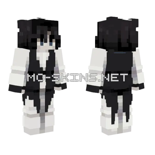Bad Luck Boy Minecraft skin, front and back