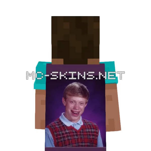 Bad Luck Brian cape, outside and lining