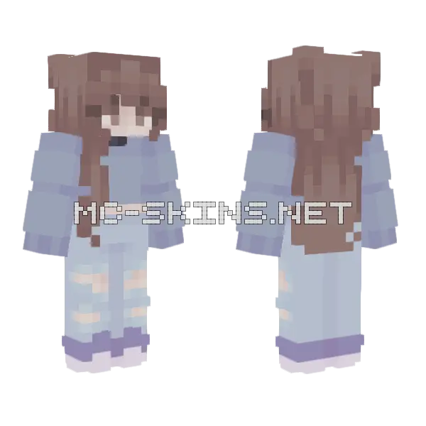 Bad Reputation Minecraft skin, front and back